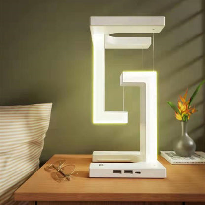 Anti Gravity Floating Lamp with Wireless Charging – Futuristic Desk Light That Feels Impossible