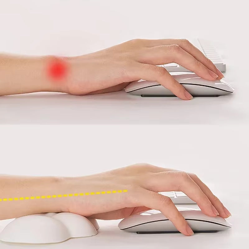 Cloud Wrist Rest Mouse Pad – Ergonomic Anti-Slip Support for Pain-Free Gaming & Work