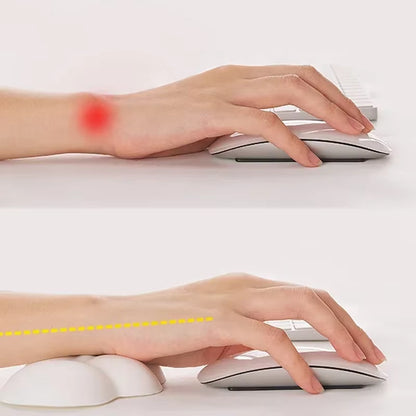 Cloud Wrist Rest Mouse Pad – Ergonomic Anti-Slip Support for Pain-Free Gaming & Work