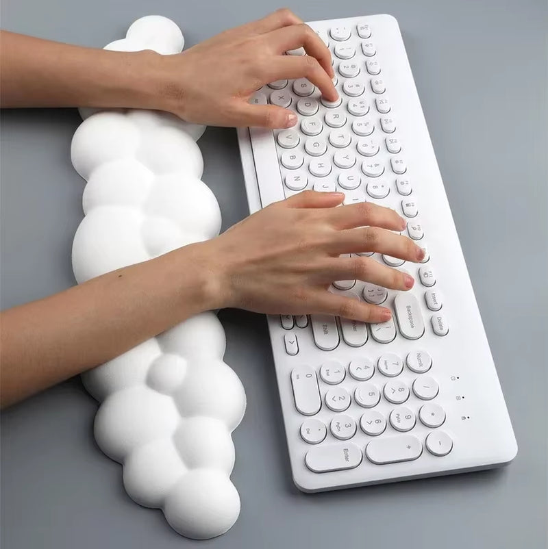 Cloud Wrist Rest Mouse Pad – Ergonomic Anti-Slip Support for Pain-Free Gaming & Work
