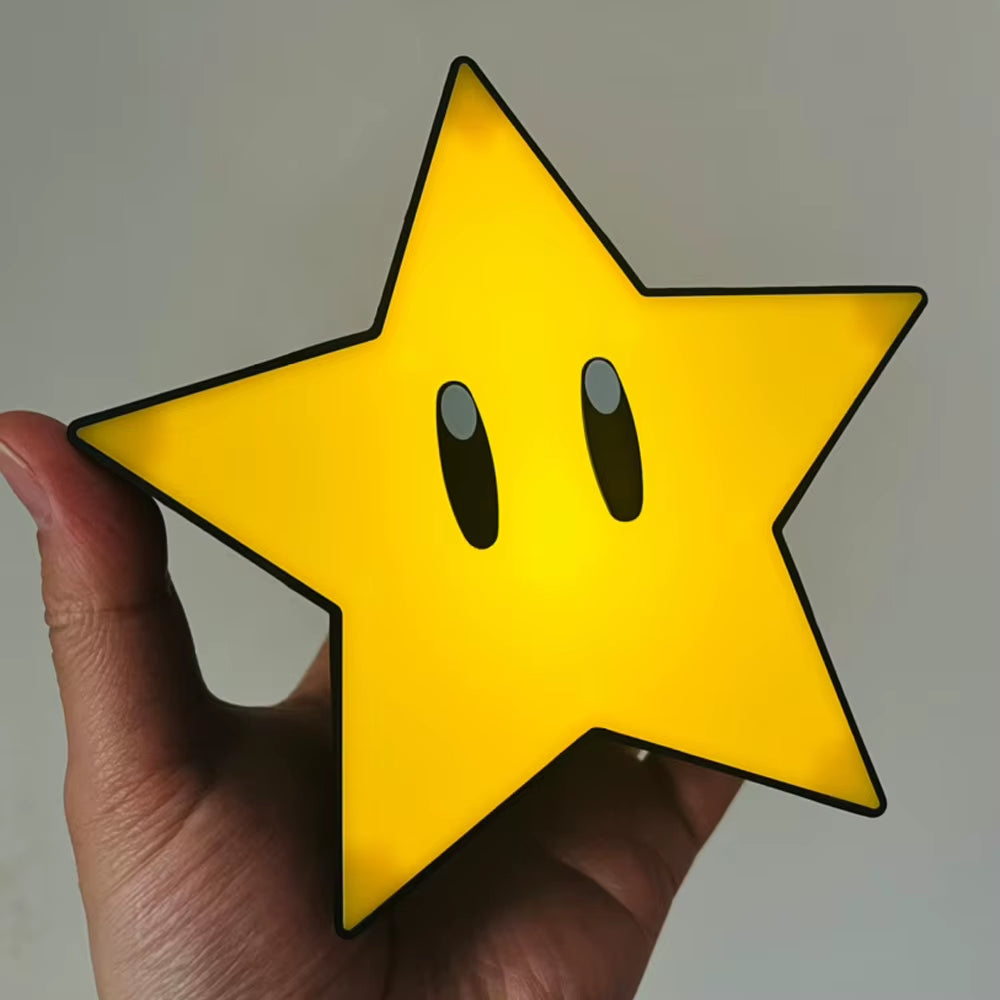 LED Music Night Light Star Lamp – USB Rechargeable 3D Desk Light Perfect Gift for Teens & Room Decor
