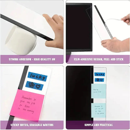 Monitor Memo Board Clip – Keep Notes, Tasks & Reminders in View