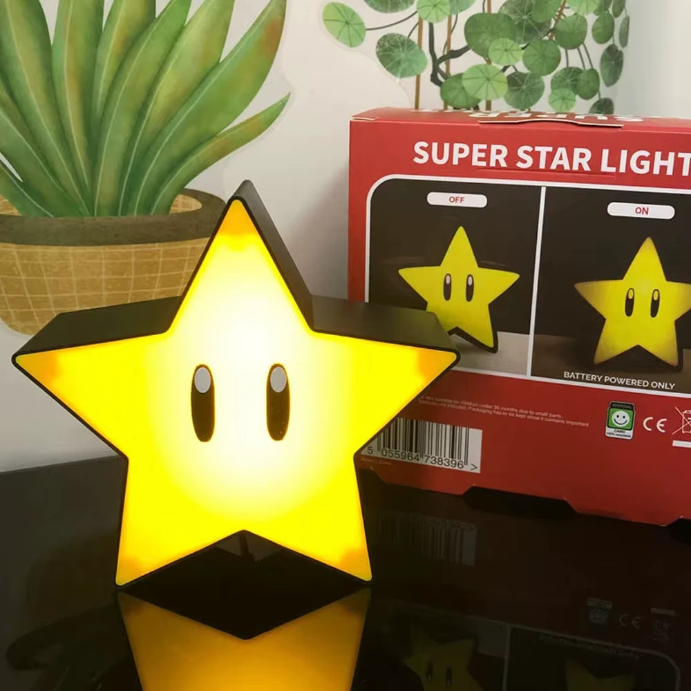 LED Music Night Light Star Lamp – USB Rechargeable 3D Desk Light Perfect Gift for Teens & Room Decor