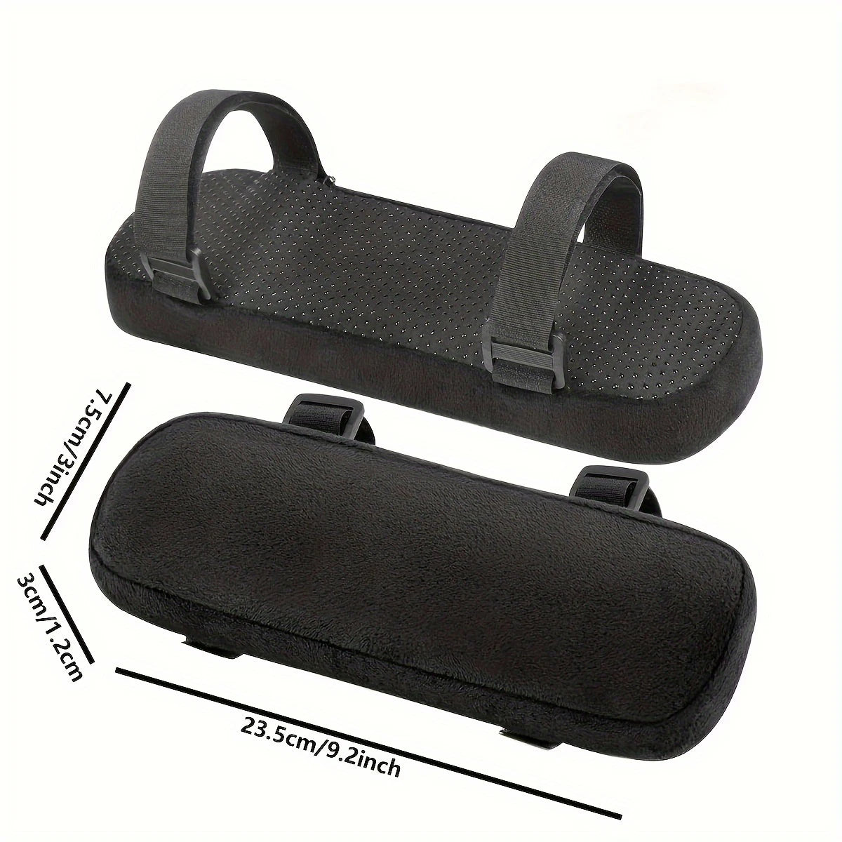 Stop Elbow Pain While You Work or Game – Soft Ergonomic Chair Armrest Cushions with Washable Covers