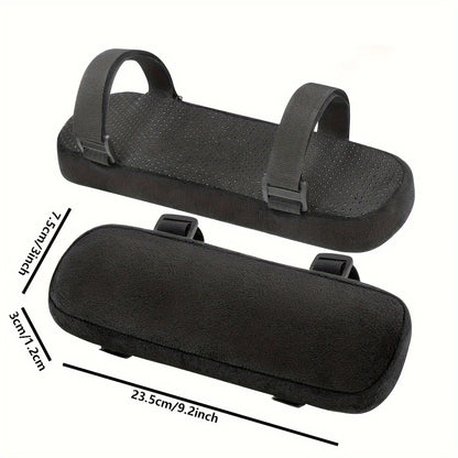 Stop Elbow Pain While You Work or Game – Soft Ergonomic Chair Armrest Cushions with Washable Covers